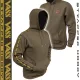 Vass-Tex Strapped Hoody Khaki Pulóver S