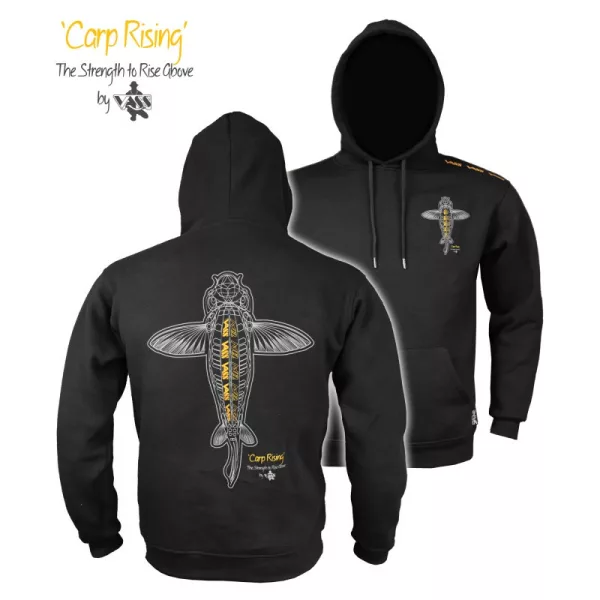 Vass-Tex Carp Rising Fekete Pulóver XL