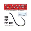 Sasame Octo Beak Black Nickel 8/0 Füles, Harcsázó Horog 4db