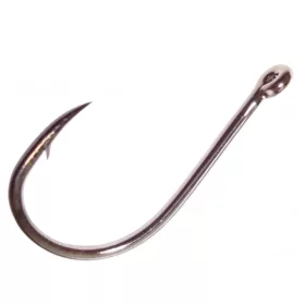   Sasame Thinners Black Nickel 4 Füles, Szakállas Bojlis Horog 12db