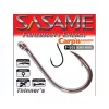 Sasame Thinners Black Nickel 4 Füles, Szakállas Bojlis Horog 12db