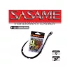 Sasame Thinners Barbless Black Nickel 6 Füles, Szakáll Nélküli Bojlis Horog 13db