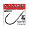 Sasame Chinu Black Nickel 6 Lapkás, Szakállas Pontyozó Horog 20db