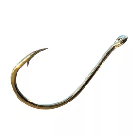   Sasame Chinu Ringed Gold 10 Füles, Szakállas Pontyozó Horog 14db