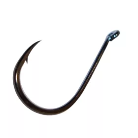   Sasame Chinu Ringed Black Nickel 10 Füles, Szakállas Pontyozó Horog 17db