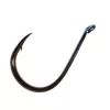 Sasame Chinu Ringed Black Nickel 6 Füles, Szakállas Pontyozó Horog 17db