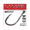 Sasame Iseama Ringed Black Nickel 1 Füles, Szakállas Pontyozó Horog 7db