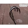 Sasame Beak Ringed Black Nickel 4 Füles, Szakállas Pontyozó Horog 11db