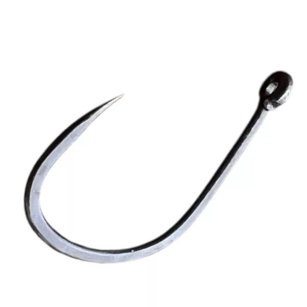 Sasame Gure Ringed Dull Black 2 Füles, Szakállas Pontyozó Horog 11db