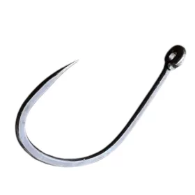   Sasame Gure Ringed Dull Black 6 Füles, Szakállas Pontyozó Horog 14db