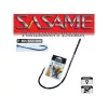 Sasame Worm ST 2 Füles, Szakállas Rablóhalas Horog 6db