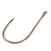 Sasame Screw Cut Chinu Brown 5 Lapkás Szakállas, Pontyozó Horog 7db