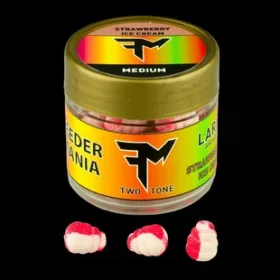   Feedermánia Larva Air Wafters Two Tone M Strawberry Ice Cream Crveno-bijeli Wafters