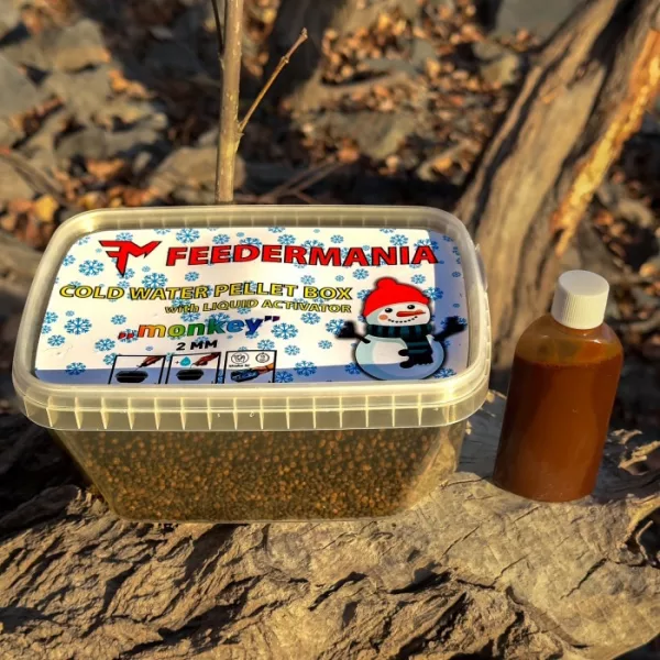 Feedermánia Monkey 2mm Kutija Peleta za Hladnu Vodu 400gr