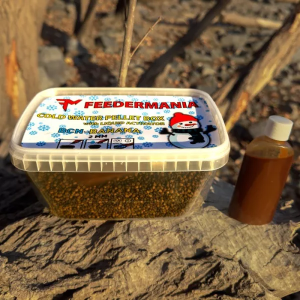Feedermánia BCN-Banana 2mm Kutija s peletima za hladnu vodu 400gr