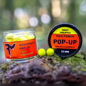   Feedermánia High Power Pop-Up Boilies & Barrels 10mm Sweet Pineapple