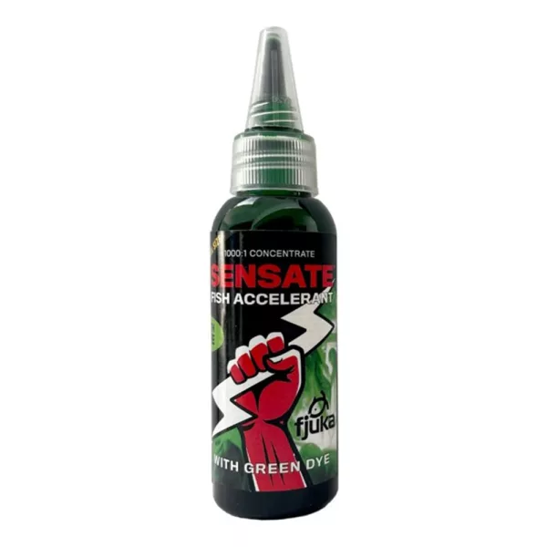 Fjuka Sensate Fish Accelerant Bait Dye Green Tekuća Aroma 50ml