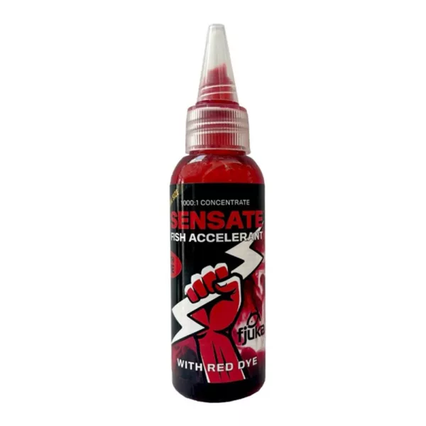 Fjuka Sensate Fish Accelerant Bait Dye Red Tekuća Aroma 50ml