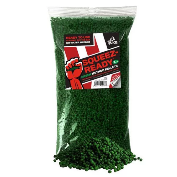 Fjuka Squeez-Ready Green 2mm Method Pelet 500gr