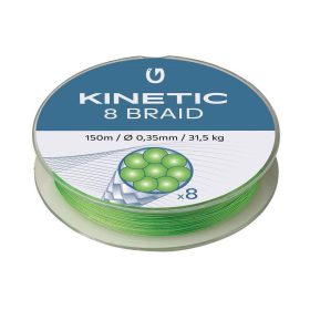 KINETIC 8 Braid 150m 0,35mm/31,5kg Fluo Green Pletena struna