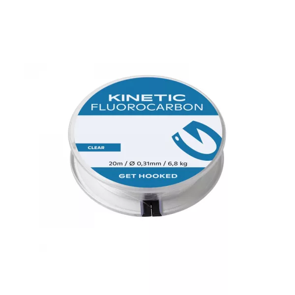 KINETIC Fluorocarbon 20m 0,50mm/14,0kg Clear Fluorocarbon predvez