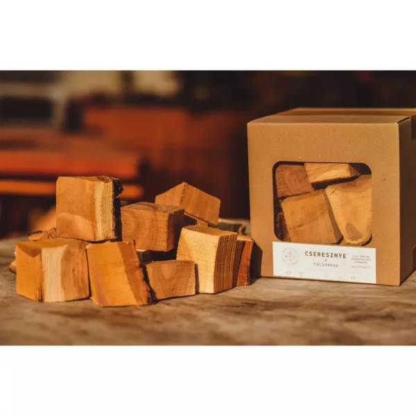 Wood2Smoke Cseresznye Füstölőfa Csonk 1kg