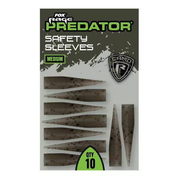 Fox Rage Predator Velike Camo Safety Sleeves Gumena navlaka 10 kom
