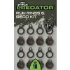 Fox Rage Predator Camo Run Rings & Bead Kit 10 kom