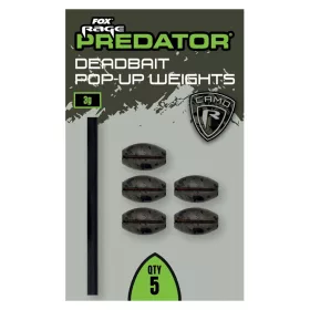   Fox Rage Predator Camo Deadbait Pop-up Weights Težina za predvez 3gr 5 kom