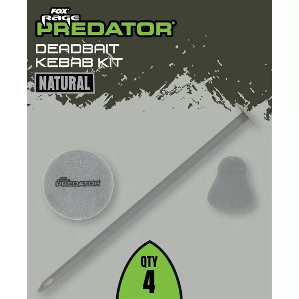 Fox Rage Predator Prirodno Sivi Deadbait Kebab Kit