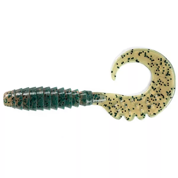 FISHUP Fancy Grub 2,54cm (12kom.), #017 - Motor Oil Pepper Plastični mamac