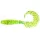 FISHUP Fancy Grub 5,08cm (10kom.), #026 - Flo Chartreuse/Green Plastični mamac