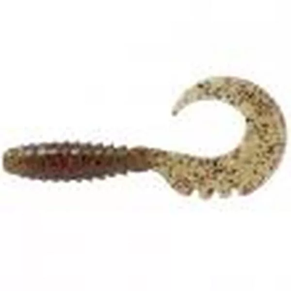 FISHUP Fancy Grub 5,08cm (10kom.), #045 - Green Pumpkin/Red & Black Plastični mamac