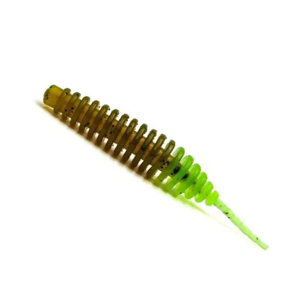 FISHUP Tanta 6,35cm #204 Green Pumpkin - Chartreuse Plastični Mamac 8kom