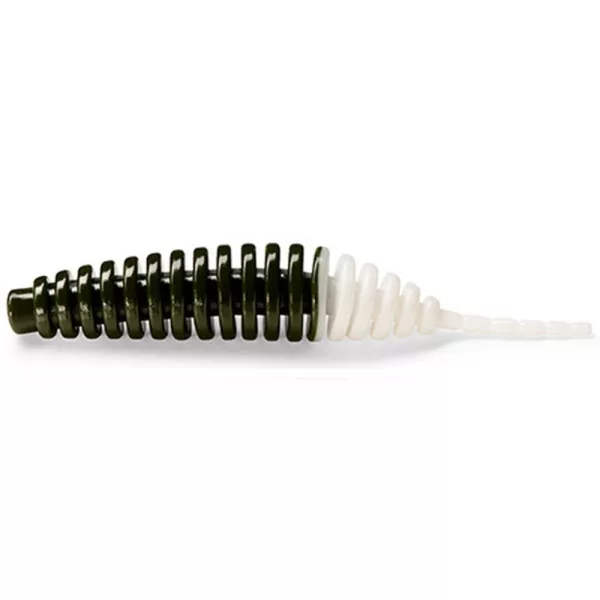 FISHUP Tanta 6,35cm (8pcs.), #140 - Tamna maslina/Bijela Plastična varalica