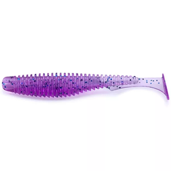 FISHUP U-Shad 5,08cm (10pcs.), #014 - Ljubičasta/Plava Plastična varalica