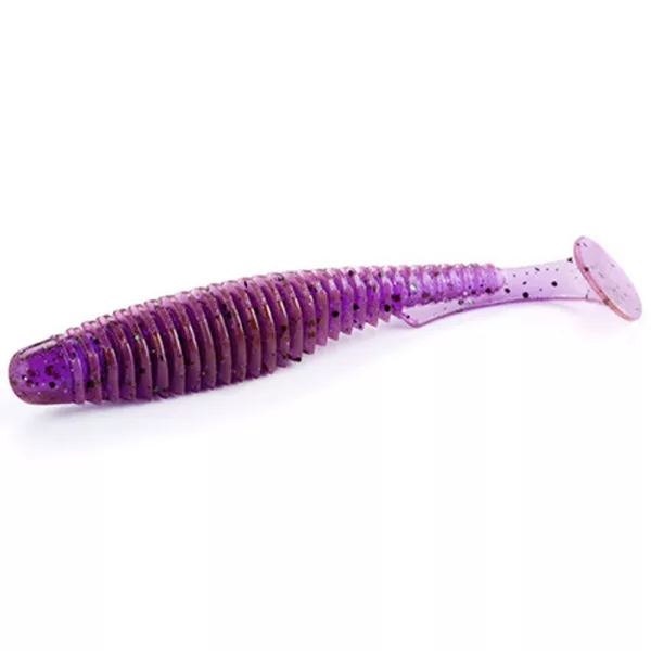 FISHUP U-Shad 6,35cm (9pcs.), #016 - Lox/Green & Black Plastična varalica