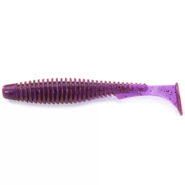 FISHUP U-Shad 7,62cm (9pcs.), #016 - Lox/Green & Black Plastična varalica