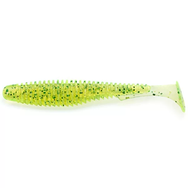 FISHUP U-Shad 7,62cm (9pcs.), #026 - Flo Chartreuse/Green Plastična varalica