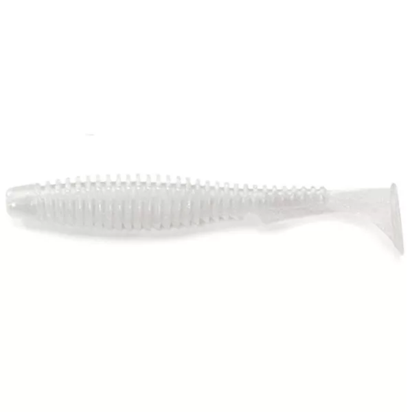 FISHUP U-Shad 10,16cm (8pcs.), #081 - Pearl Plastična varalica
