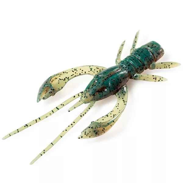 FISHUP Real Craw 3,81cm (10pcs.), #017 - Boja motornog ulja s paprom Plastični mamac