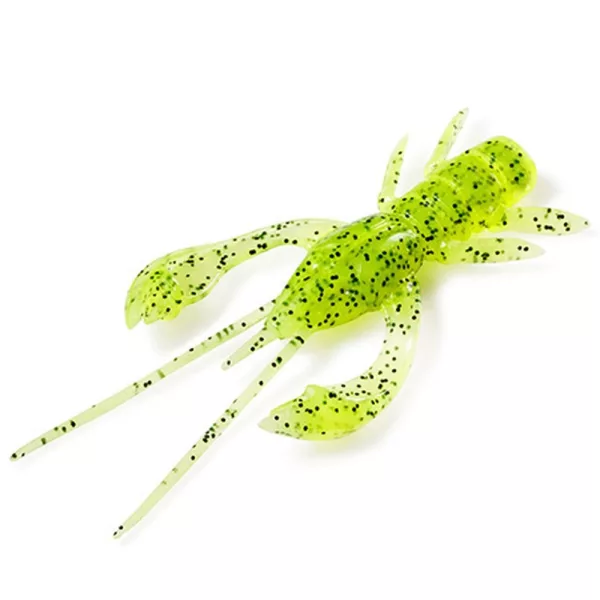 FISHUP Real Craw 3,81cm (10pcs.), #055 - Chartreuse/Black plastični mamac