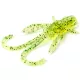 FISHUP Baffi Fly 3,81cm (10pcs.), #026 - Flo Chartreuse/Green Plastični mamac