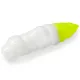 FISHUP Pupa 3,04cm (10pcs.), #131 - Bijela/Hot Chartreuse Plastični mamac