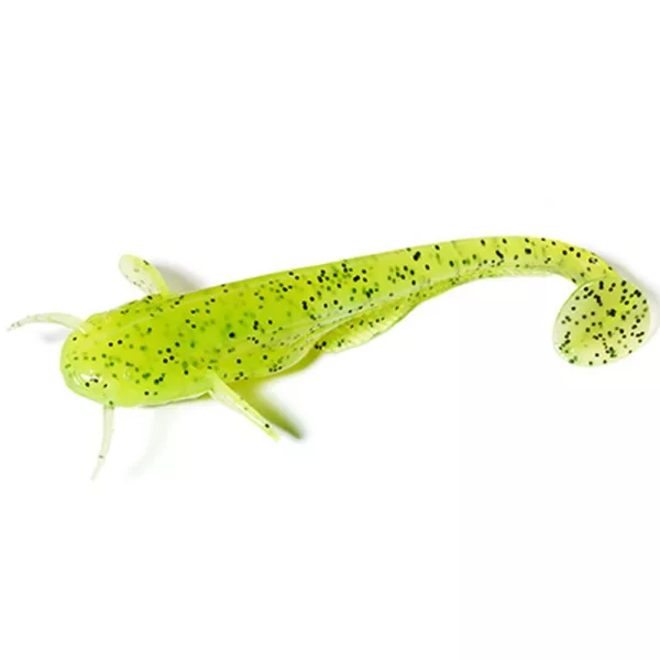 FISHUP Catfish 5,08cm (10pcs.), #045 - Zelena Bundeva/Crveno & Crno Plastični umjetni mamac