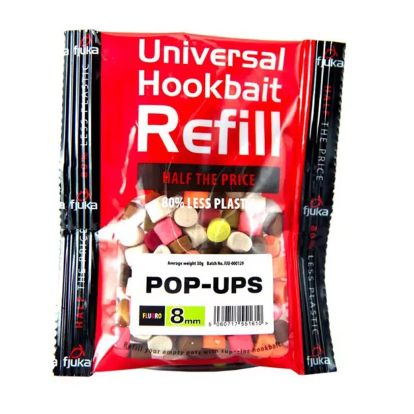 Fjuka Pop-Ups Mixed Colours 8mm Pop Up Punjenje u Pakiranju 50gr