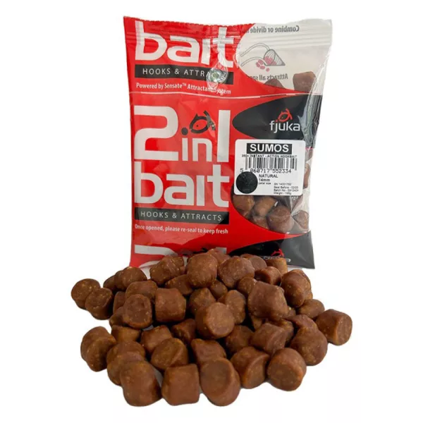 Fjuka Sumos Natural 14mm Hranilni peleti 200gr