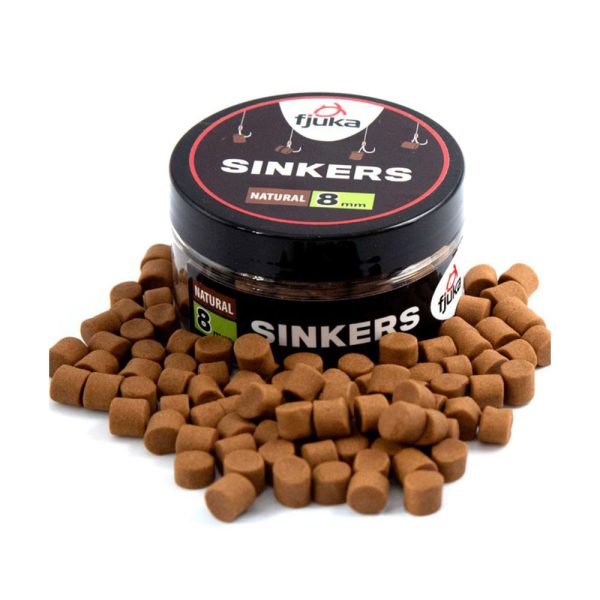 Fjuka Sinkers Natural 8mm Potapajuća mamac za udicu 50gr