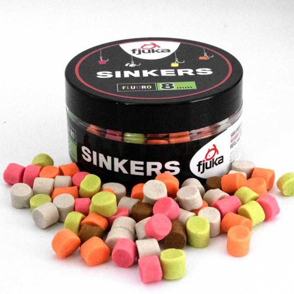 Fjuka Sinkers Color Mixed Tonuća mamac za udicu 8mm