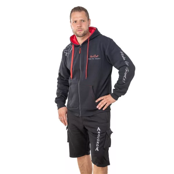 Uni Cat Team Zipper Hoodie Pulóver M